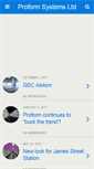 Mobile Screenshot of proformsystems.co.uk